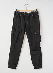 Pantalon cargo noir GARCIA pour garçon seconde vue