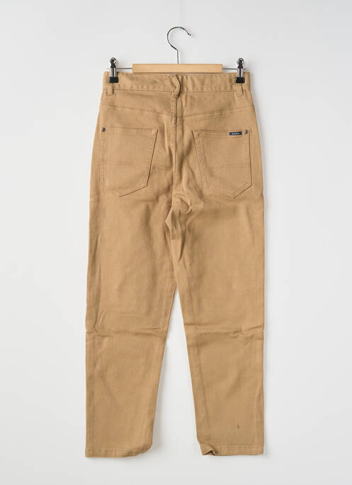 Jeans coupe droite poches taille ajustable marron GARCIA garcon