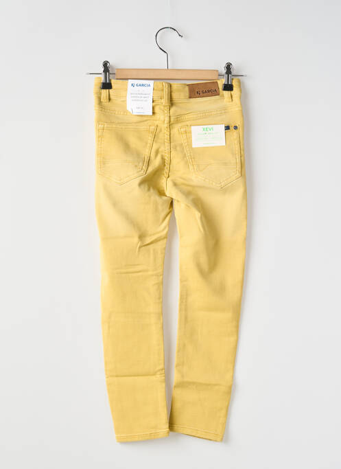Jeans skinny stretch taille ajustable jaune GARCIA garcon