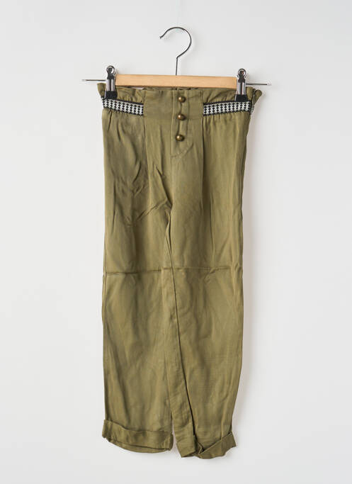 Pantalon droit vert IKKS pour fille