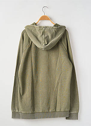 Sweat-shirt à capuche poches manches longues vert GUESS garçon
