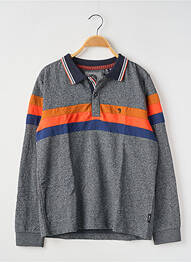 Polo manches longues manches longues gris J&JOY garcon