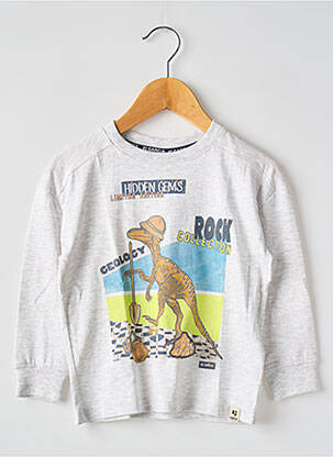 T-shirt manches longues manches longues gris GARCIA garçon