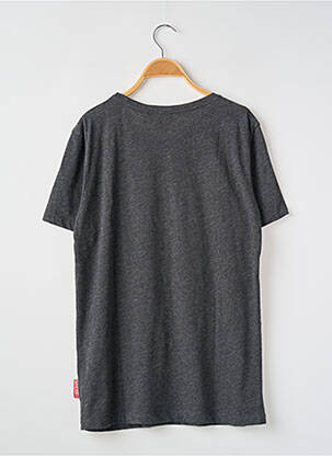 T-shirt stretch manches courtes gris LE TEMPS DES CERISES garçon