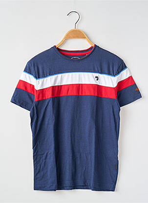 T-shirt stretch manches courtes bleu J&JOY garcon