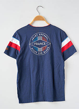 T-shirt stretch manches courtes bleu J&JOY garcon