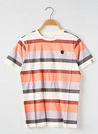 T-shirt stretch manches courtes orange GARCIA garcon