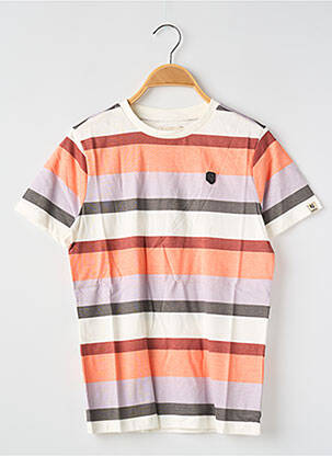 T-shirt stretch manches courtes orange GARCIA garcon