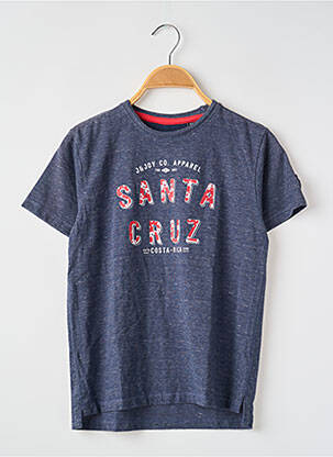 T-shirt stretch manches courtes bleu J&JOY garcon