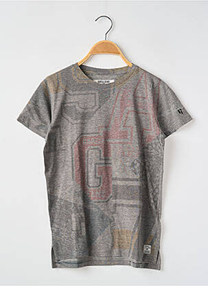 T-shirt stretch manches courtes gris GARCIA garcon