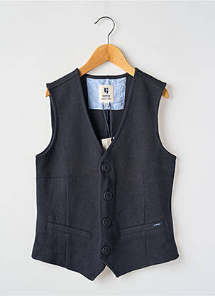 Gilet sans manche coupe droite bleu GARCIA garcon