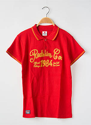 Polo rouge REDSKINS pour garçon