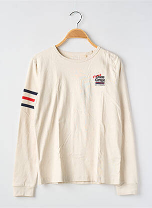 T-shirt beige GUESS pour garçon