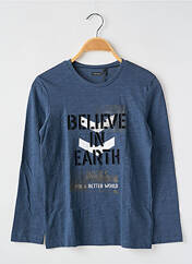T-shirt bleu IKKS pour garçon seconde vue