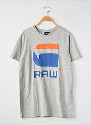 T-shirt gris G STAR pour garçon