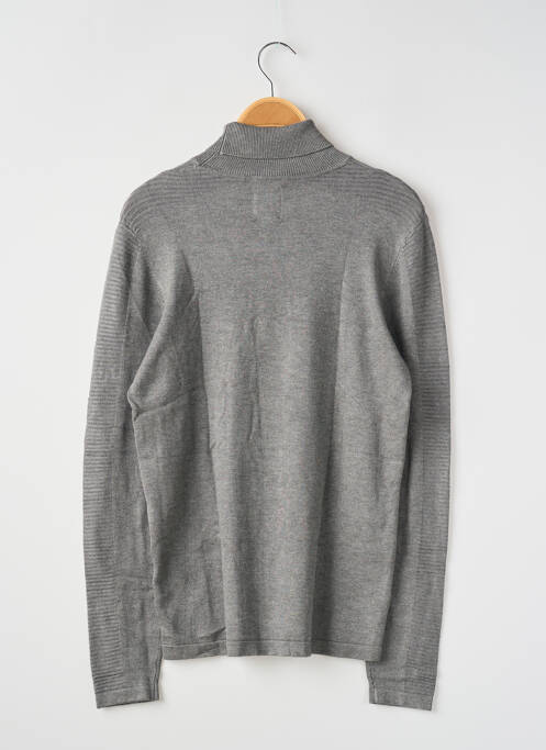 Pull col roulé stretch manches longues gris GARCIA garcon