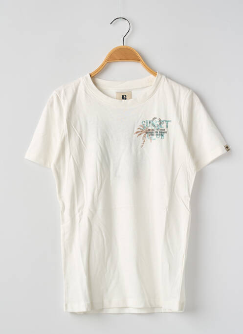 T-shirt stretch manches courtes beige GARCIA garcon