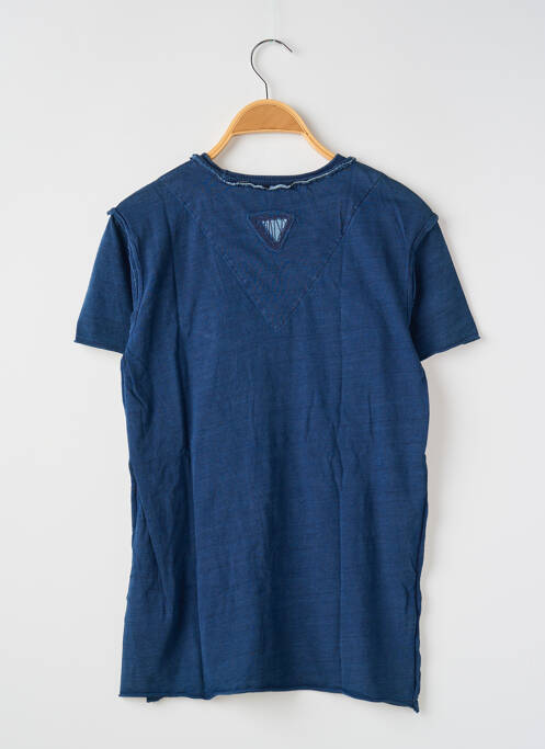 T-shirt stretch manches courtes bleu GUESS garcon