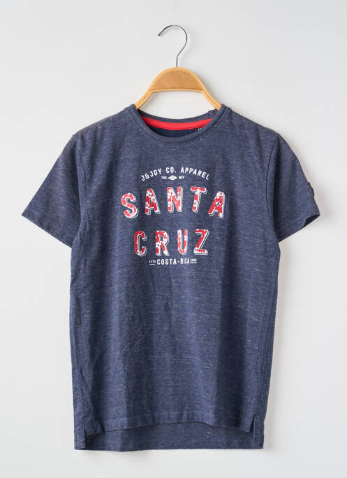 T-shirt stretch manches courtes bleu J&JOY garcon