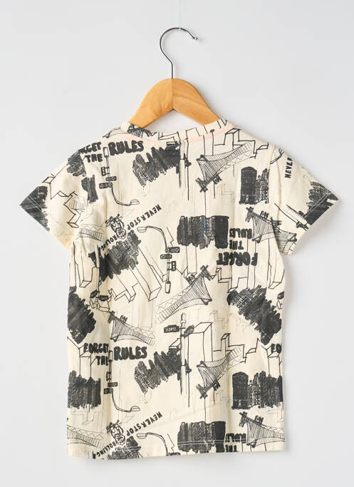 T-shirt stretch manches courtes beige GARCIA garcon
