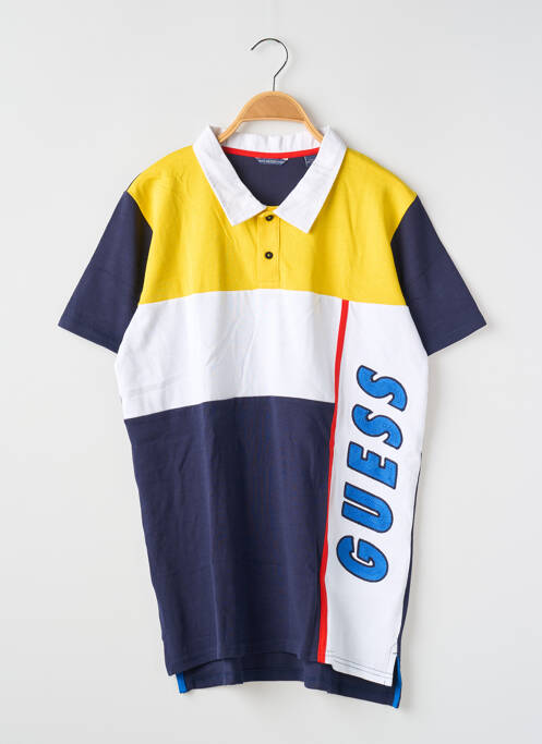 Polo bleu GUESS pour garçon