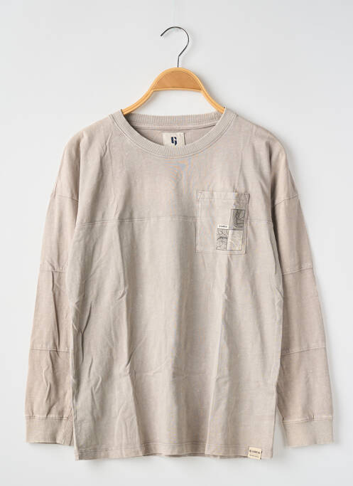T-shirt beige GARCIA pour garçon