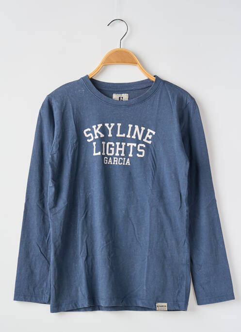 T-shirt bleu GARCIA pour garçon