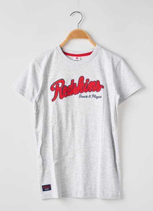 T-shirt gris REDSKINS pour garçon