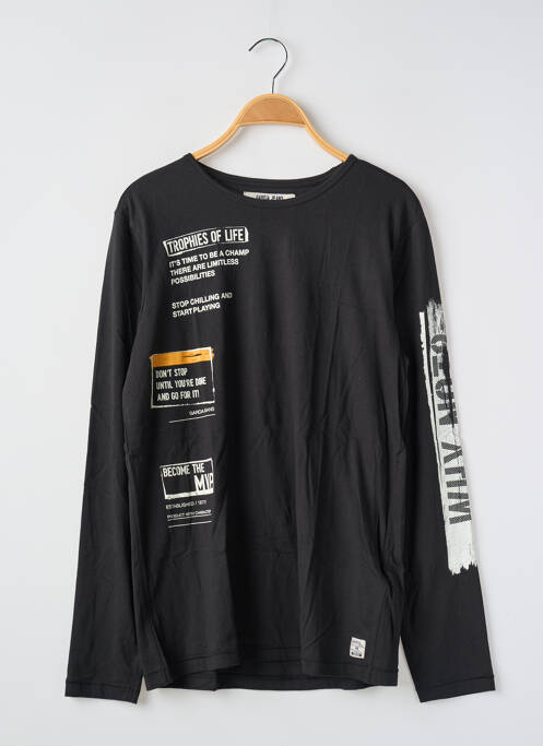 T-shirt noir GARCIA pour garçon