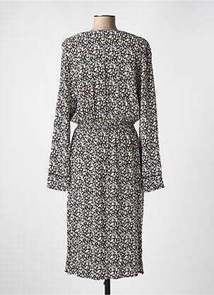 Robe mi-longue manches longues manches longues noir LES TROPEZIENNES PAR M.BELARBI femme