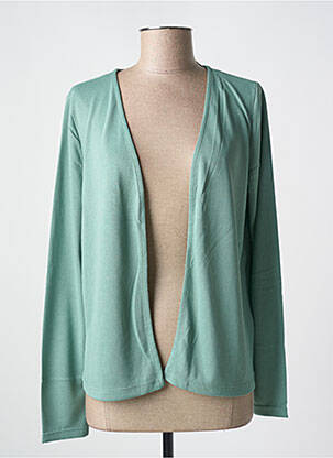 Gilet manches longues stretch vert STREET ONE femme
