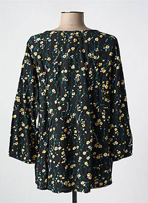 Blouse col rond manches longues noir STREET ONE femme