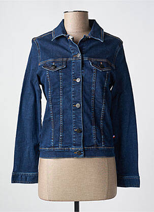 Veste casual poches bleu BREIZH ANGEL femme