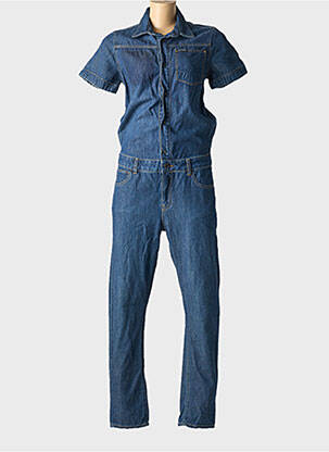 Combi-pantalon fermeture pressionnée manches courtes bleu G STAR fille