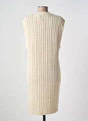 Robe pull beige GEISHA pour femme seconde vue