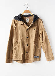 Veste casual fermeture pressionnée marron GARCIA garcon