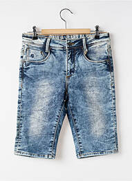 Bermuda tissage denim taille ajustable bleu GARCIA garcon