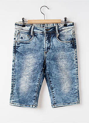 Bermuda tissage denim taille ajustable bleu GARCIA garcon