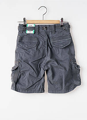 Bermuda multipoches taille ajustable gris J&JOY garçon