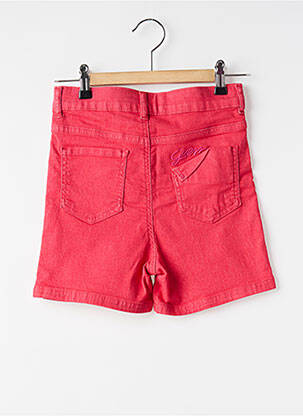 Short stretch taille ajustable rouge GUESS fille