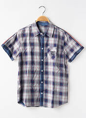 Chemise manches courtes bleu GUESS pour garçon seconde vue