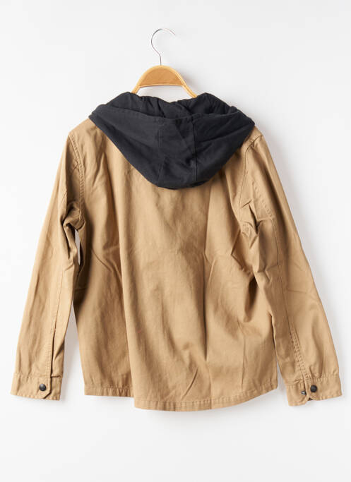 Veste casual fermeture pressionnée marron GARCIA garcon