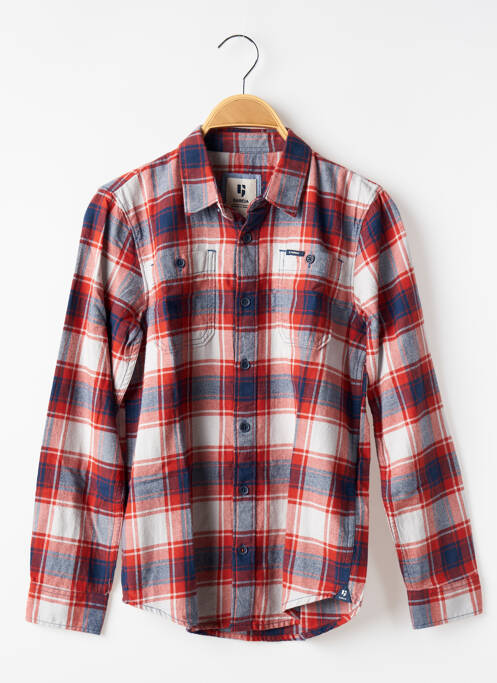 Chemise manches longues manches longues orange GARCIA garcon