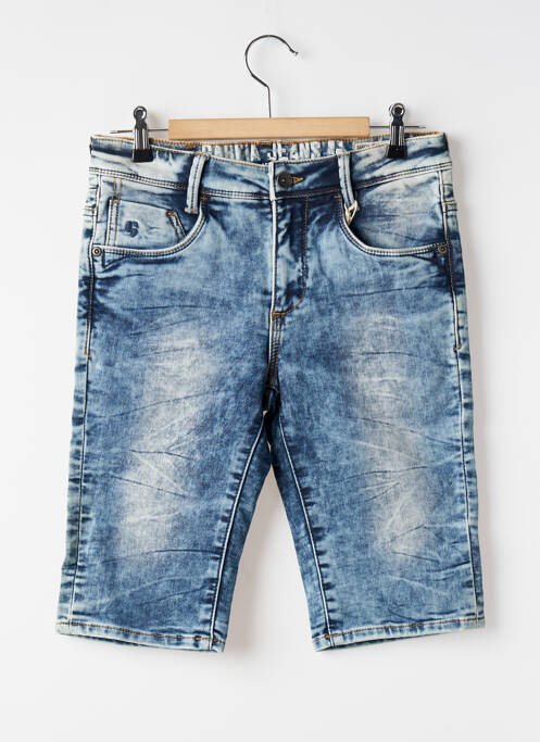 Bermuda tissage denim taille ajustable bleu GARCIA garcon
