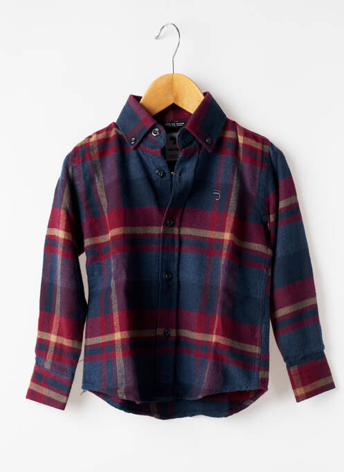 Chemise manches longues bleu J&JOY pour garçon