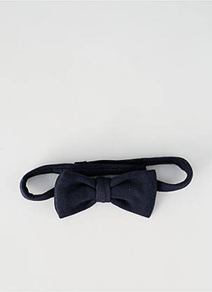 Noeud papillon maintien élastique bleu GARCIA garcon