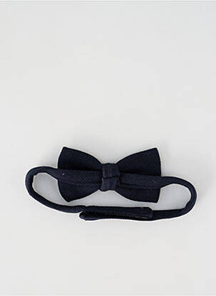 Noeud papillon maintien élastique bleu GARCIA garcon