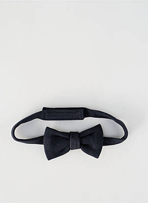 Noeud papillon maintien élastique bleu GARCIA garcon