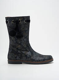 Bottes impression talon bas gris ROMAGNOLI fille