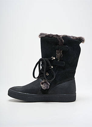 Bottines/boots fourrée talon plat jusqu'à 3cm noir GBB femme